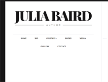 Tablet Screenshot of juliabaird.me